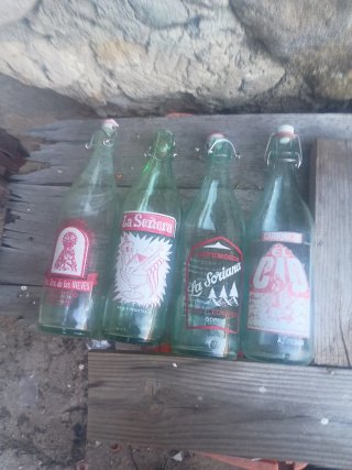 Lote 4 Botellas Gaseosa Antiguas
