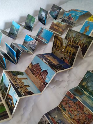 Lote 4 cartoline antiche