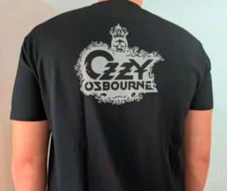 CAMISETA NEGRA - OZZY OZBOURNE - TALLA L y más...