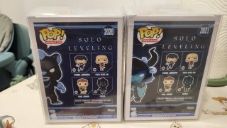 Funko Pop! Solo Leveling Tank y Iron 2021 y 2020