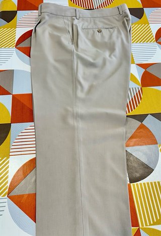 Pantalón de vestir beige hombre