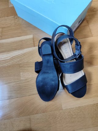 Sandalias Mary Paz Talla 37 Negras