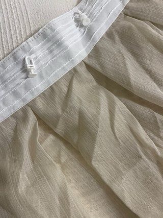 Cortina Lino Beige 2.60m x 2.60m NUEVA