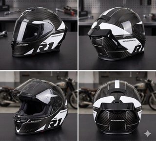 Casco Scorpion EXO R1 Carbon  Talla m