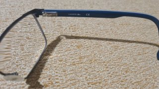 Gafas de vista azules y plateadas puma