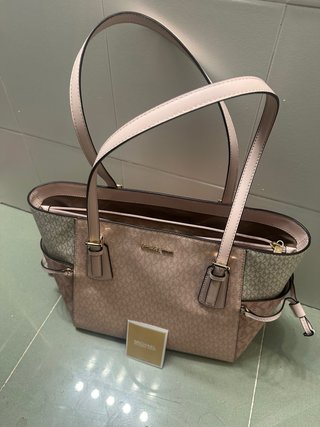 Michael Kors Voyager LG Tote Beige/Rosa