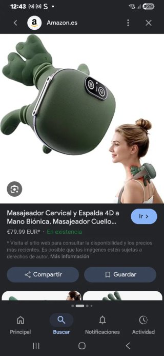 Masajeador Cervical y Espalda 4D