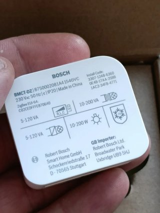 Interruttore Dimmer Smart Bosch BMCT DZ