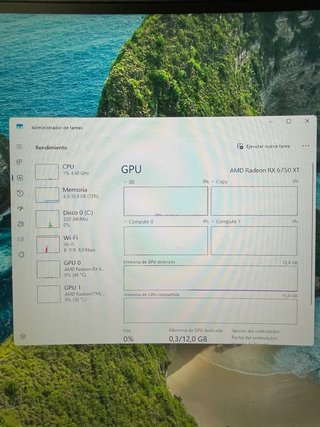 Gráfica MSI RX 6750 XT 12GB