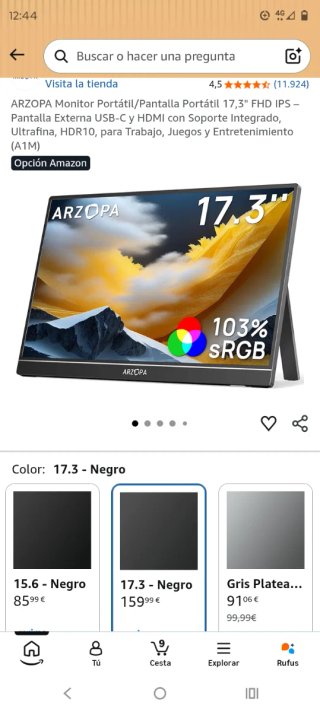 Schermo portatile ARZOPA 17,3 FHD IPS