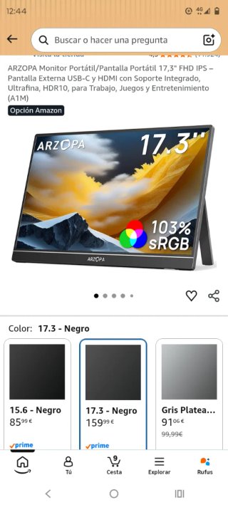Schermo portatile ARZOPA 17,3 FHD IPS