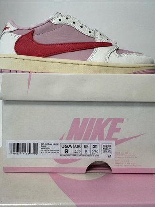 Nike Jordan x Travis Scott Rosa Bianco