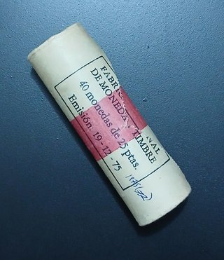 Cartucho Oficial F.N.M.T - 25 Pesetas 1975 (19-77)