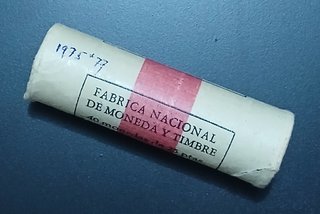 Cartucho Oficial F.N.M.T - 25 Pesetas 1975 (19-77)