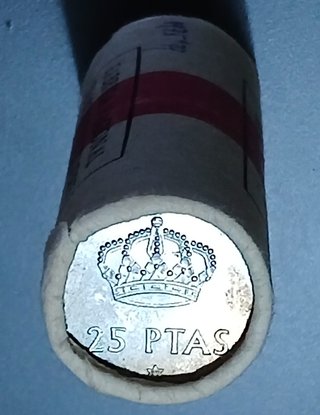Cartucho Oficial F.N.M.T - 25 Pesetas 1975 (19-77)