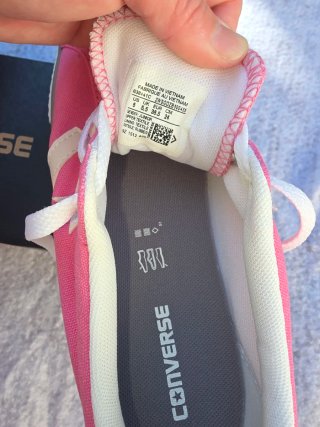 Converse rosas talla 38.5