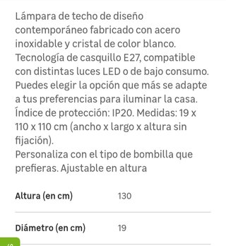 Lámpara de techo blanca moderna