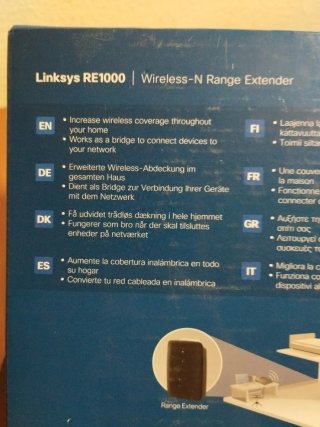 Linksys RE1000 Extensor WiFi (Cisco) - Sin revisar
