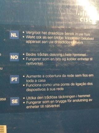 Linksys RE1000 Extensor WiFi (Cisco) - Sin revisar