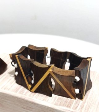 Lote Bisutería Étnica Boho y Cinturón.  6 Piezas