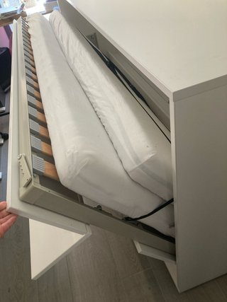Cama plegable 108x212x48cm con colchón