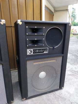 Cabotron Casse attive biphonic anni 80
