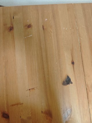 Mesa plegable de madera