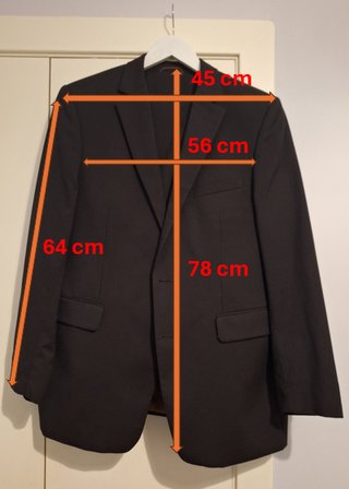 Traje marrón hombre