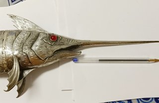 Pez Plata 925 Articulado 332gr 45cm