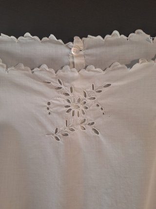 Camisón antiguo algodón 1920
