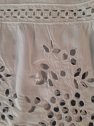 Camisón antiguo algodón 1920