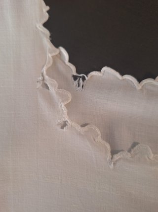 Camisón antiguo algodón 1920