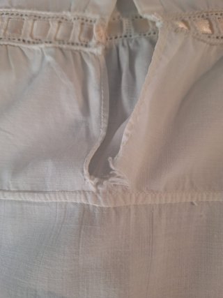 Camisón antiguo algodón 1920