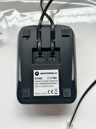 Teléfono Inalámbrico Motorola Negro