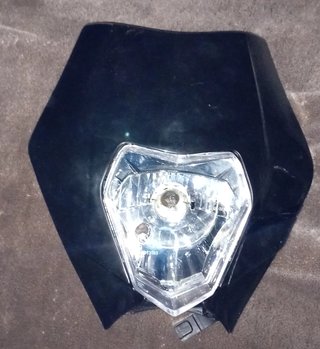 Careta Faro Moto KTM Frontal