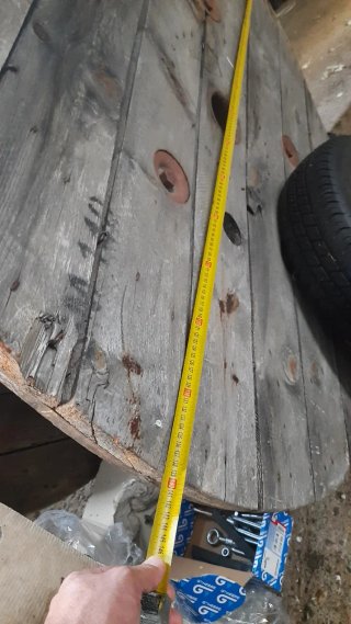 Mesa de Bobina de madera para bricolage