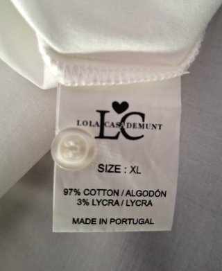 Camisa blanca LOLA CASADEMUNT XL