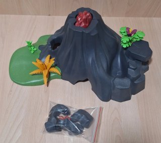 Playmobil Volcán con Plantas y Rocas