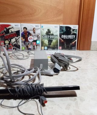 Nintendo Wii + 6 juegos + mando