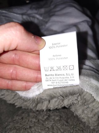 Manta matrimonio gris suave mide 135m