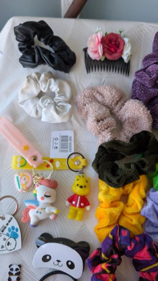 Lote de accesorios para niñas y mujeres