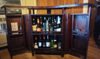 Mueble Bar Teka Madera