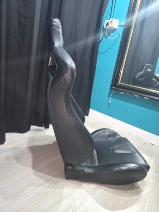Baquet simulador FK negro cockpit, playseat