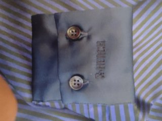Camicia Silvian Heach righe viola/nere