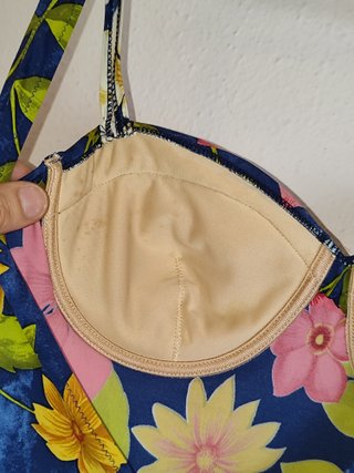 Bañador Rosa Ferrer flores bandeau