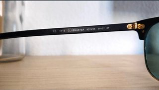Gafas de sol Ray-Ban Clubmaster Negro/Dorado