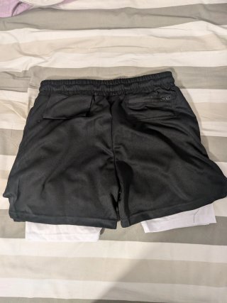 Pantalón corto Venum MMA boxeo negro blanco