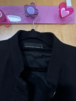 Chaqueta Purificación García Negra