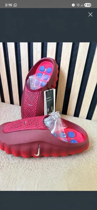 Chanclas Nike Mind 001 Rojas y  azules