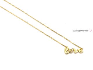 gargantilla oro 18k con circonita 22cm